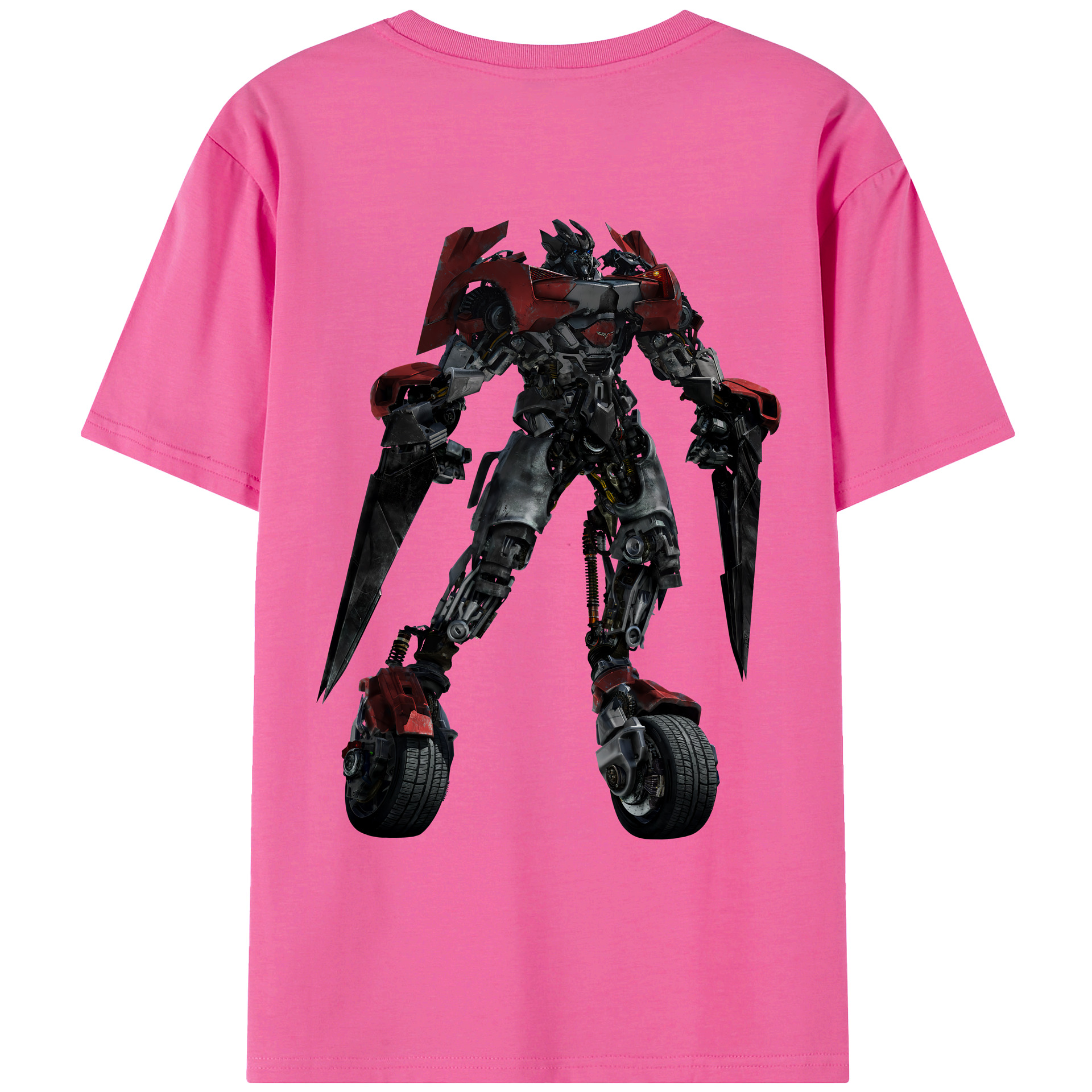 （画像用） Transformers トランスフォーマー レディース半袖Tシャツ(バックプリント)